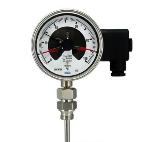 German WIKA Electric Contact Pressure Thermometer